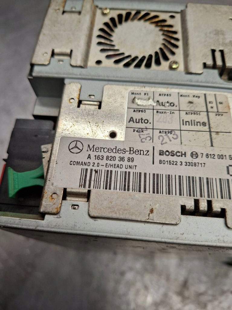 Станція мультимедійна mercedes-benz ml w163 a1638203689 Зі Шроту