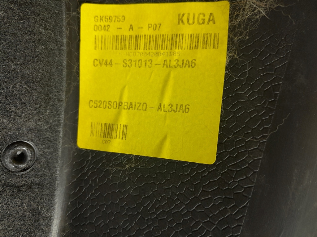 фото №5, Ford kuga mk2 оббивка обшивка багажника лівий cv44-s31013-al