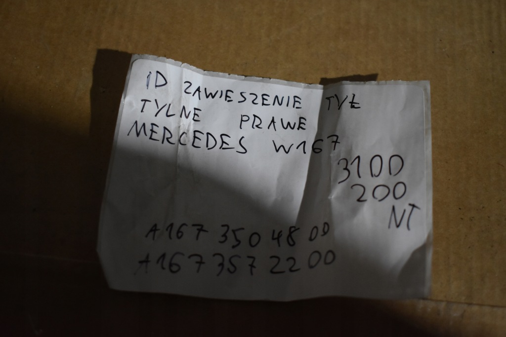 фото №6, Idealne подвеска задняя задние правое mercedes w167 1