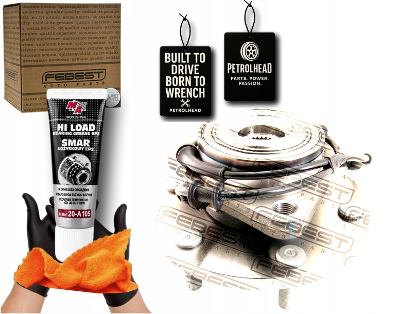 фото №1, Ступица передняя nissan armada ta60 2003.08- us febest #petrolhead pro+ kit7