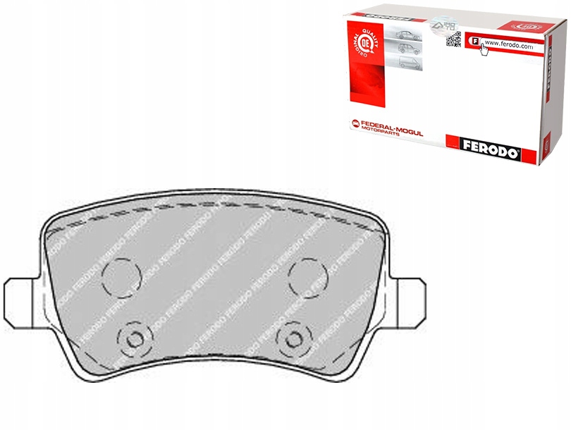 фото №1, Ferodo гальмівні колодки гальмівні volvo s60 ii s80 ii v60 i