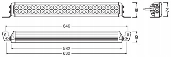 фото №4, Osram фара дальний свет ledriving lightbar vx500-cb leddl118-cb