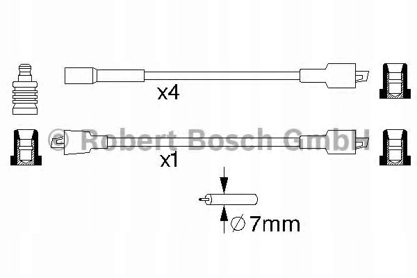 фото №13, Набор трубопровод зажигания bosch 986 356 732