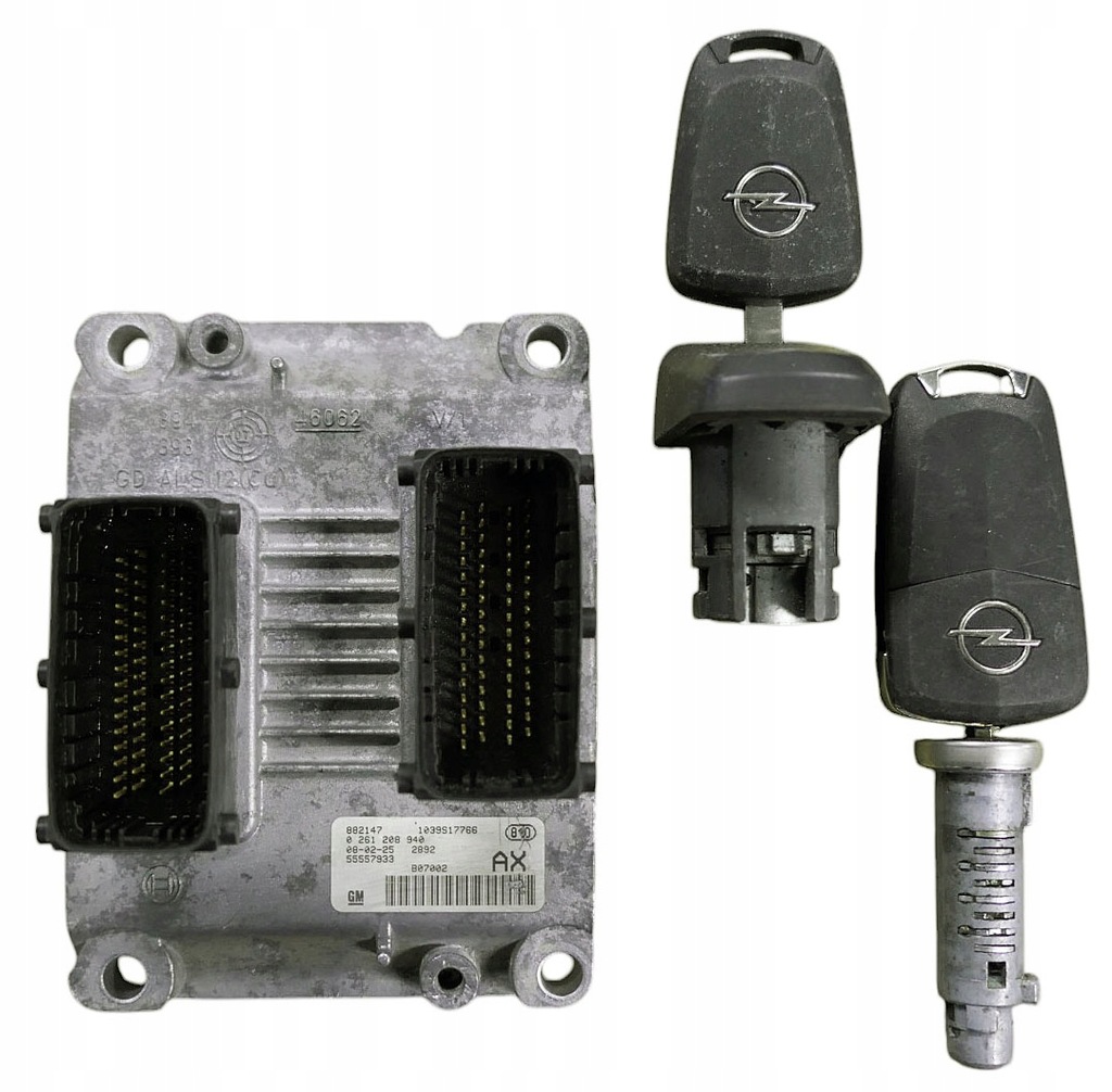 фото №1, Набор стартовый opel corsa d 1.2 0261208940 55557933 ax + программирование