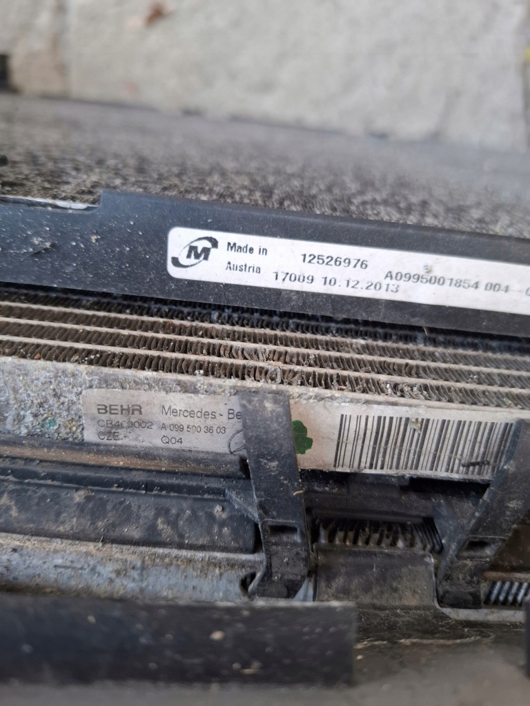 Mercedes w222 комплект радиатор воды кондиционер вентилятор вентилятор 350 cdi 13r Оригинал