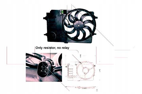 Купити Nrf вентилятор радіатора mini cooper 01-07 nrf