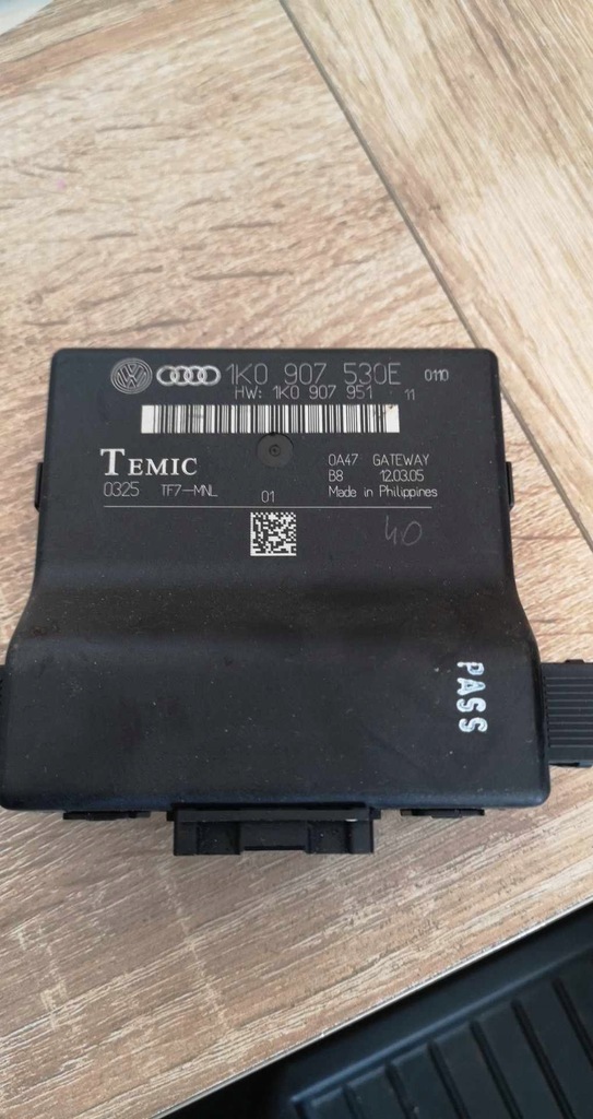 фото №1, Бортовой компьютер блок управления модуль 1k0907530e