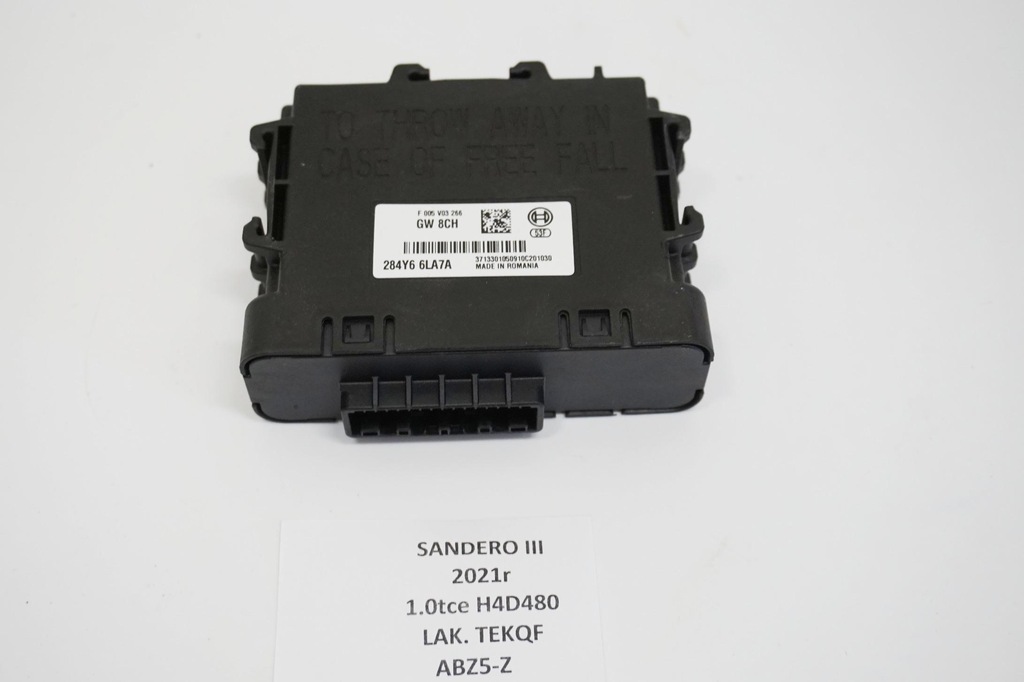 фото №1, Модуль dacia sandero iii 1.0tce 284y66la7a