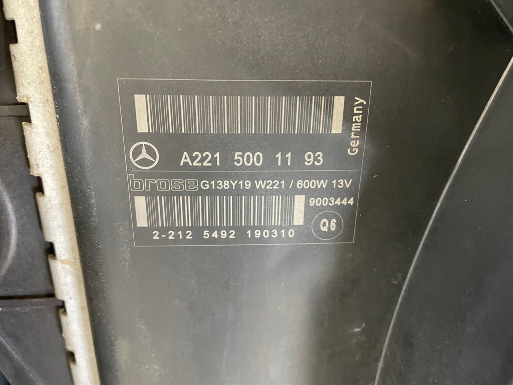 фото №9, Підсилювач pas радіатор mercedes w221 s450 s500 s550 lift kompletny