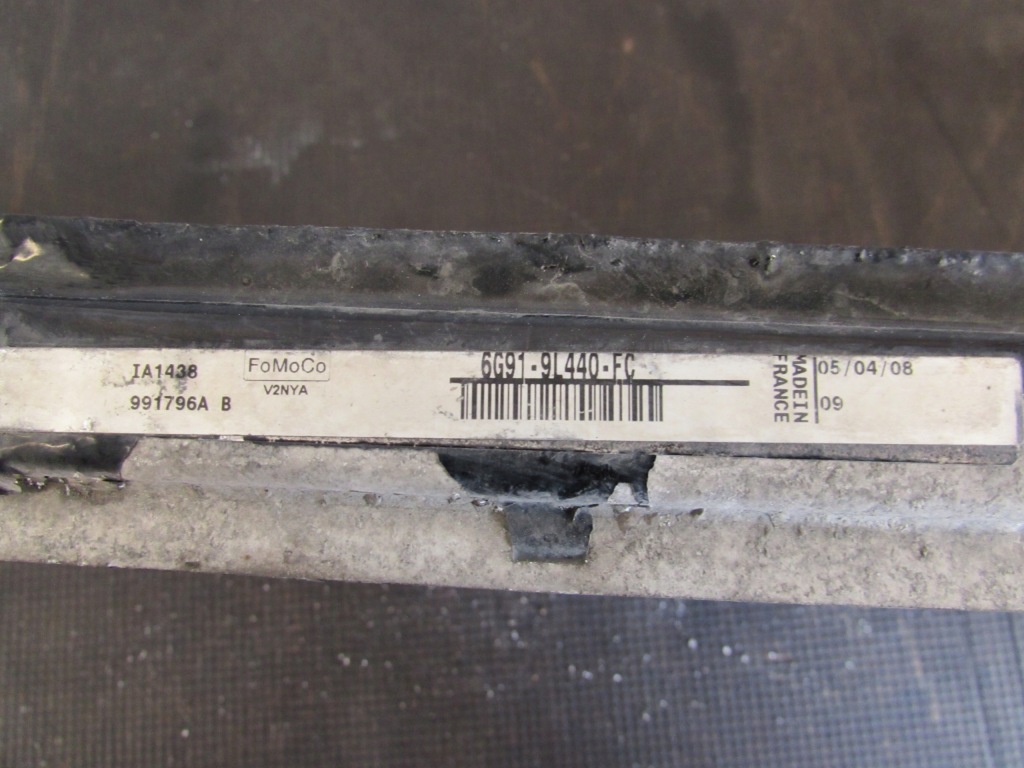 Интеркулер ford mondeo mk4 2.0 tdci 07-10r 6g91-9l440fc Доставка