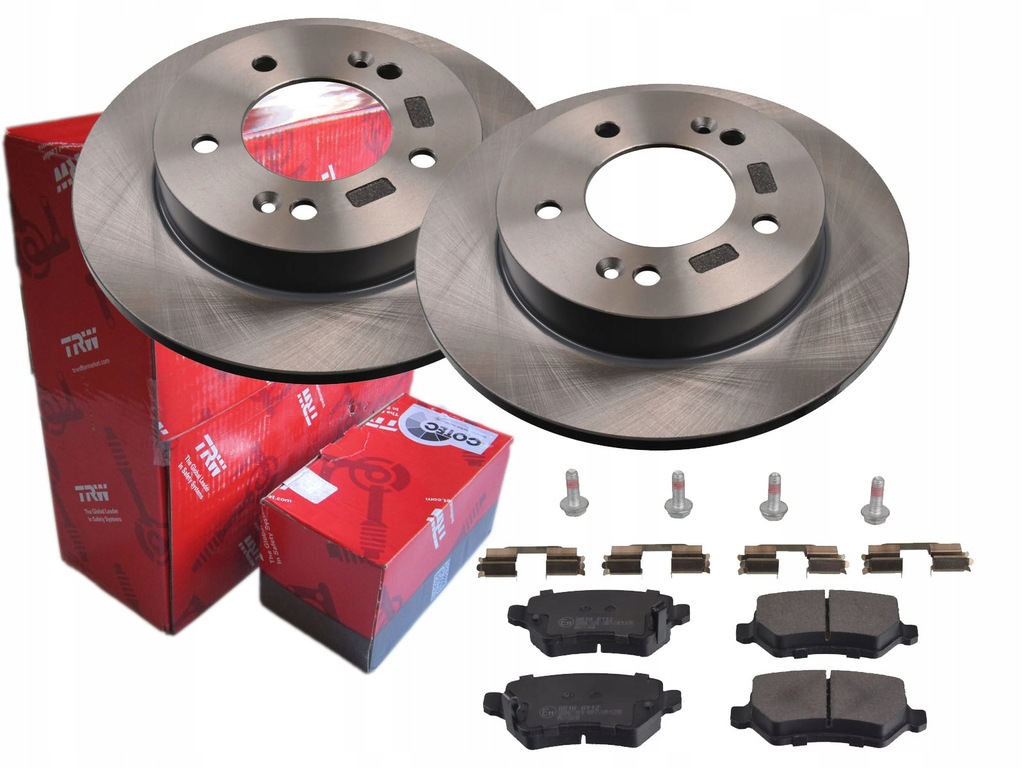 фото №1, Тормозные диски тормозные колодки trw задняя kia venga