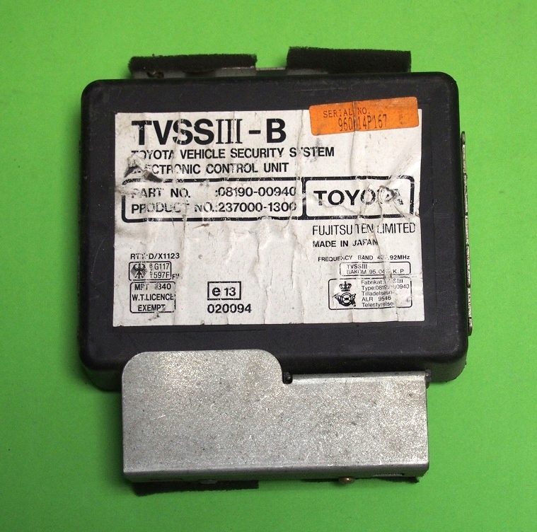 фото №1, Модуль сигнализация toyota rav4 land cruiser 08190-00940