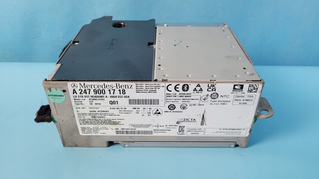 фото №1, Mercedes x247 glb 200 23r радіо навігація ntg6 high ece a2479001718