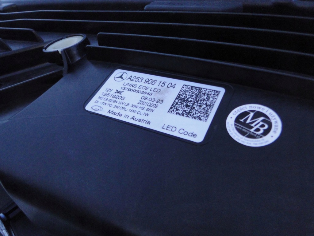 фото №14, Mercedes glc x253 lift лампа правая левая multibeam