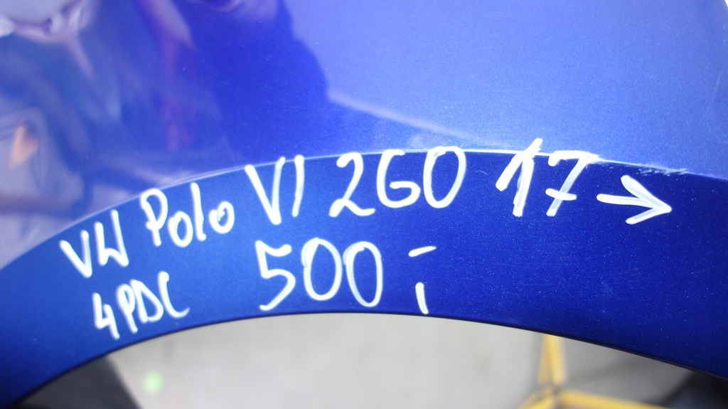 фото №9, Бампер перед передній vw polo 6 vi 17-20 4 pdc