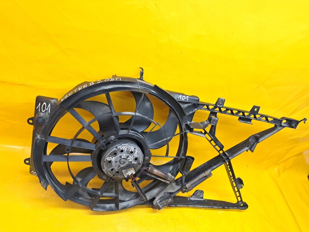 Вентилятор радіатора води vectra b 2,0dti 52475662 Ціна