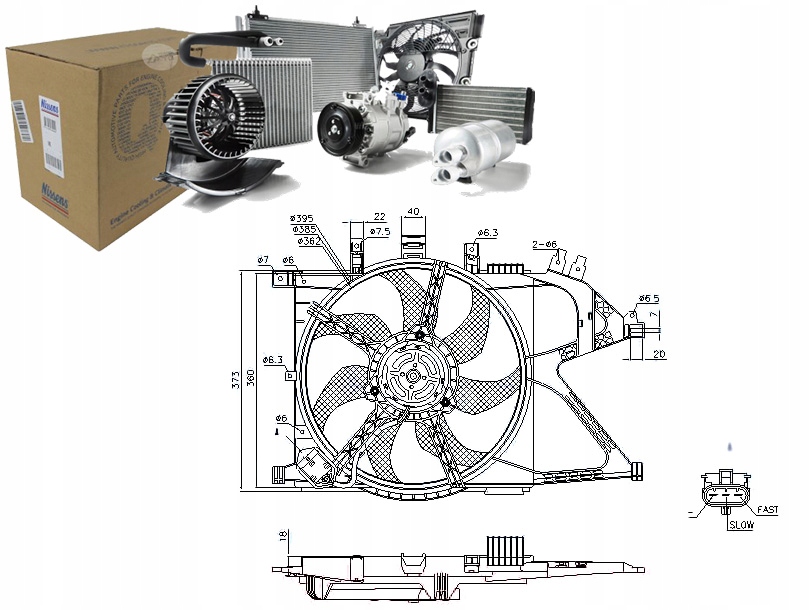 фото №1, Вентилятор радіатора opel corsa c 1.4 f08. f68