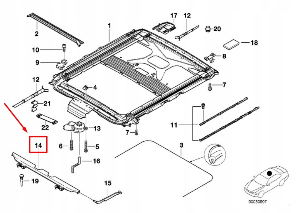 Bmw 5 e39 дефлектор strumienia воздуха 54128203806 8203806 Киев