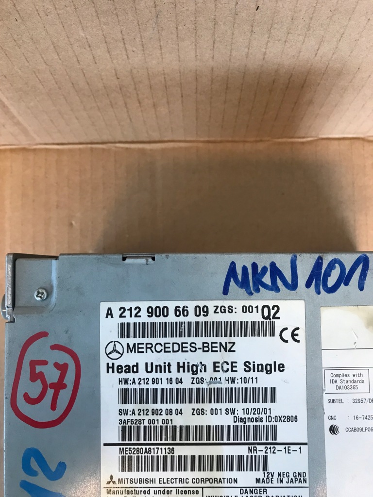 фото №3, Mercedes радио навигация w212 a2129006609