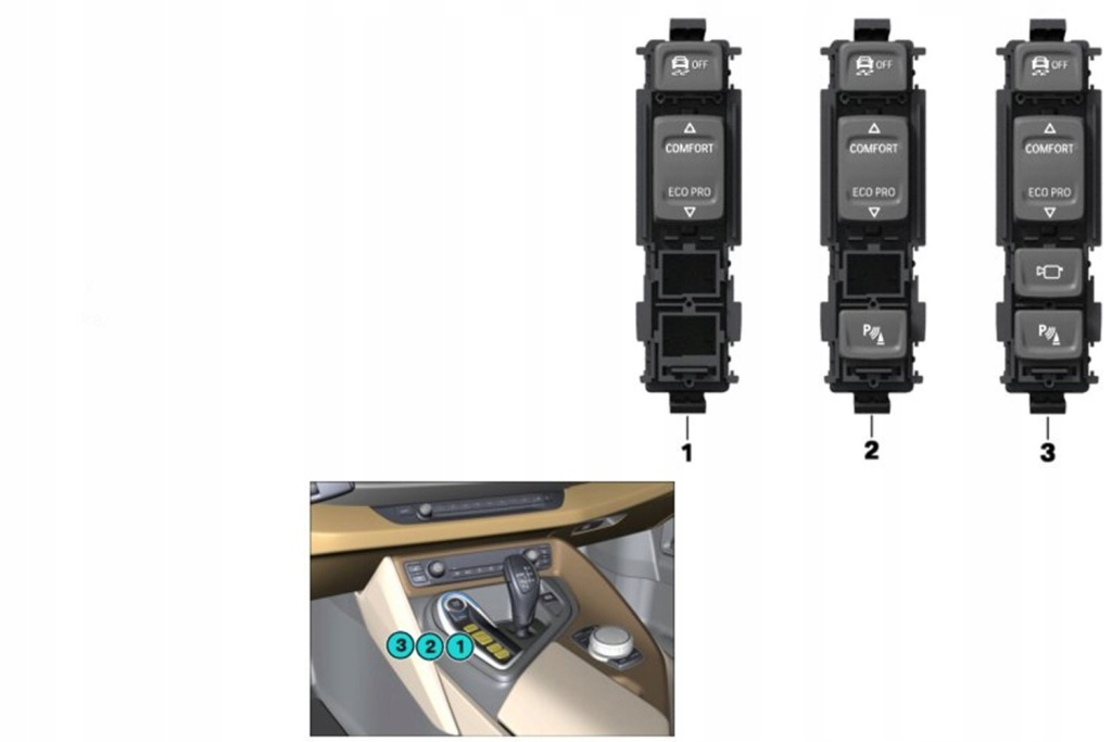 Bmw i8 l12 кнопка 9280578 перемикач 61319280578 панель блок керування консолі Недорого