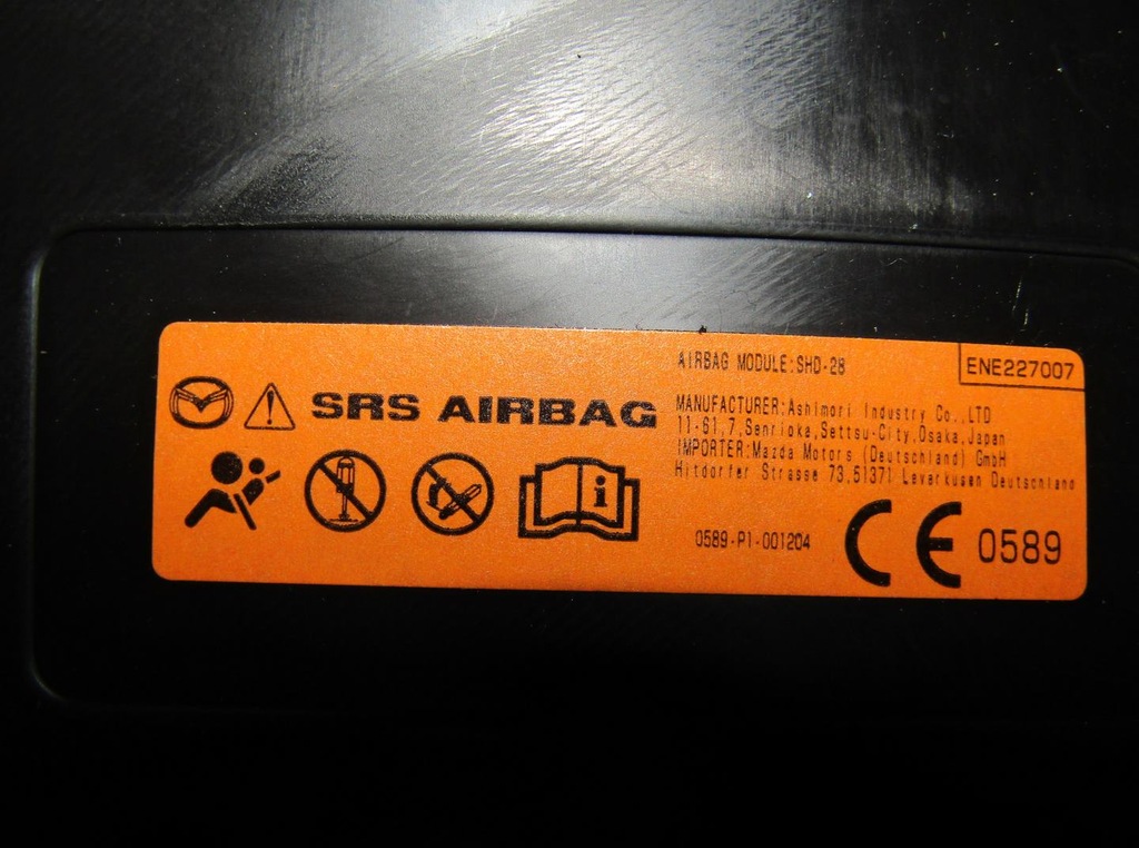 фото №7, Mazda mx-30 22r подушка подушка безопасности правая перед пассажира внутренняя d44k57kf0