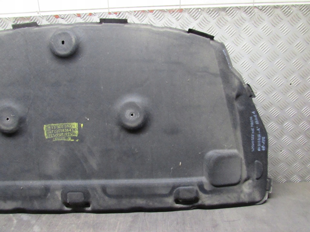 Шумоізоляція капот opel insignia a 08-17r 13308394 Зі Шроту