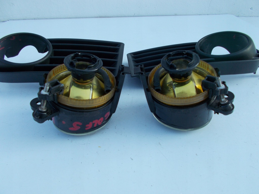 фото №11, Противотуманная фара левый правый решётка решётки vw golf v 5