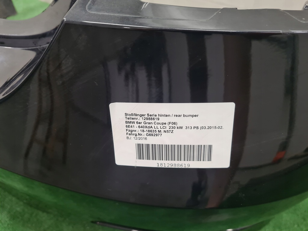 фото №8, Bmw 6 f06 lci бампер задня задній 475 4pdc