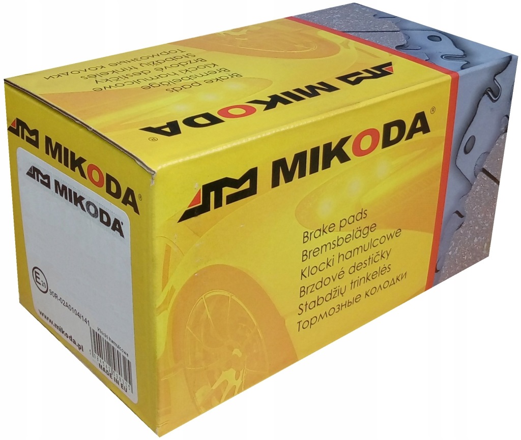 фото №1, Тормозные колодки mikoda 71974 renault espace v jr_ 15r-19r перед