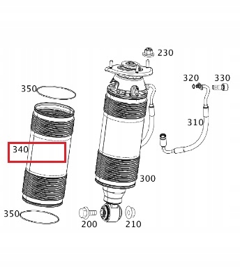 фото №2, Mercedes sl r230 r231 защита амортизатора задняя оригинальный номер
