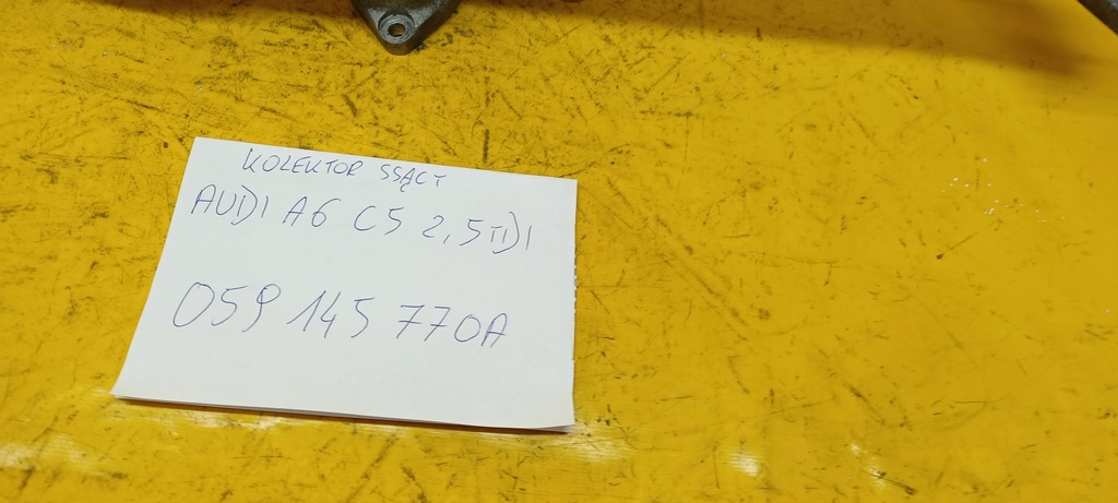 фото №3, Коллектор всасывающий audi a6 c5 2,5tdi 059145770a