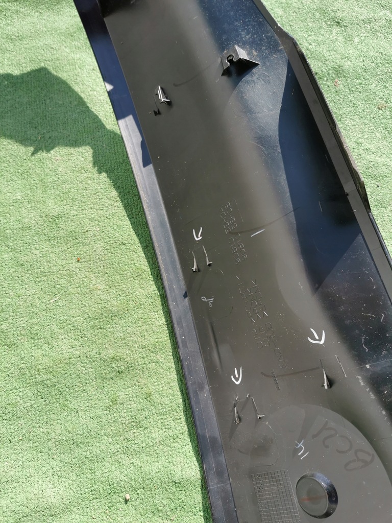 фото №12, Nissan leaf ii 17- накладка спойлер кришки багажника задня задній 960325sk0a