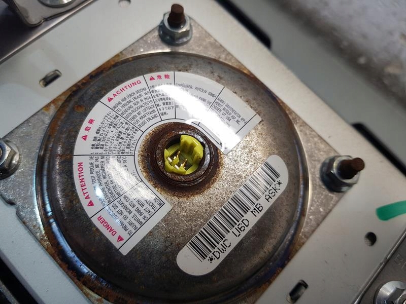 фото №7, Подушка водителя пассажира датчик ремни mazda 3 bk