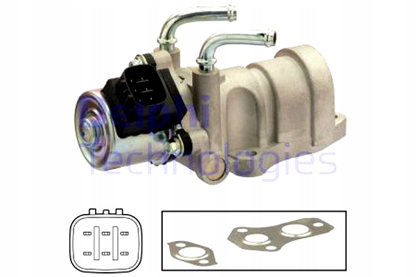 фото №2, Клапан egr toyota auris avensis verso previa ii rav 4 ii yaris 1.3