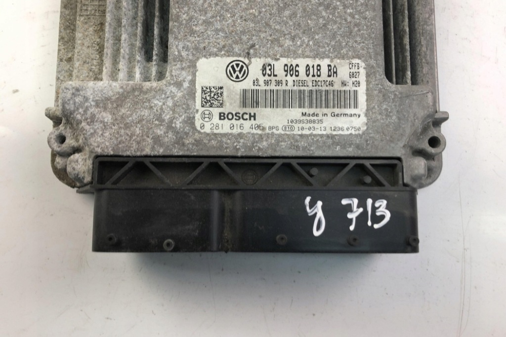 фото №1, Бортовой компьютер двигателя vw golf vi 5k1 03l906018ba 2011