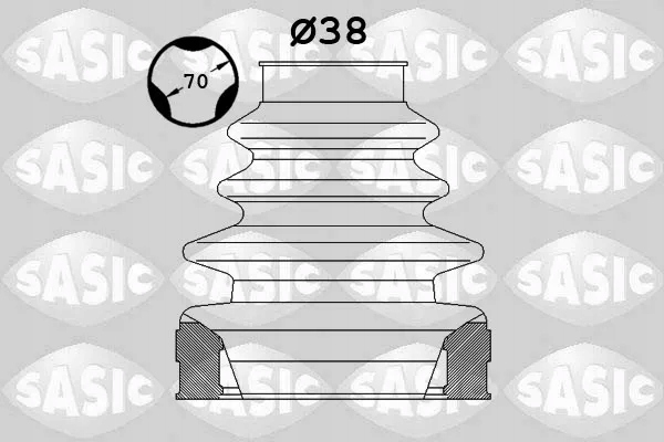 фото №2, Sasic 1900012 захист шарнір внутрішнього