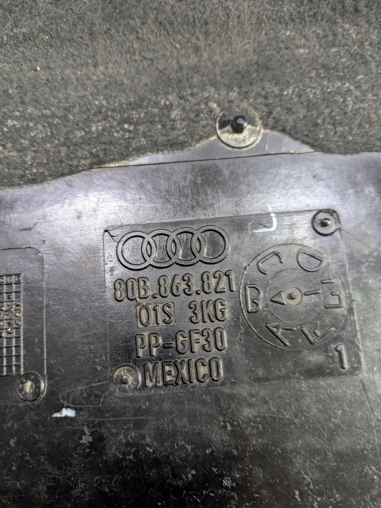 фото №12, Audi a3 s3 8p защита нижняя двигателя плита pod двигатель 80b863821