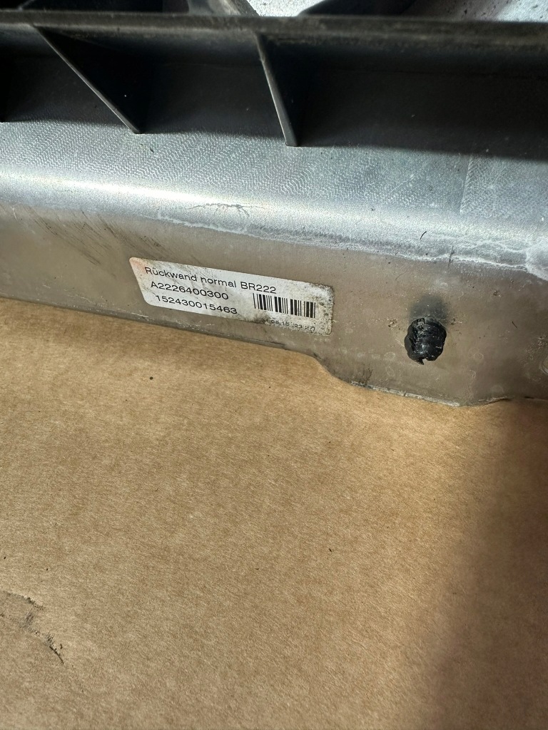 фото №9, Стена перегородочная задняя, задняя, защита mercedes s klasa w222 короткий