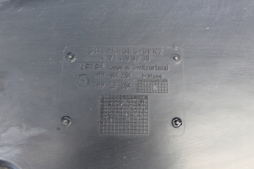 фото №15, Защита pod кузов правая плита оригинальный номер mercedes slk r171 w171 a1716190238