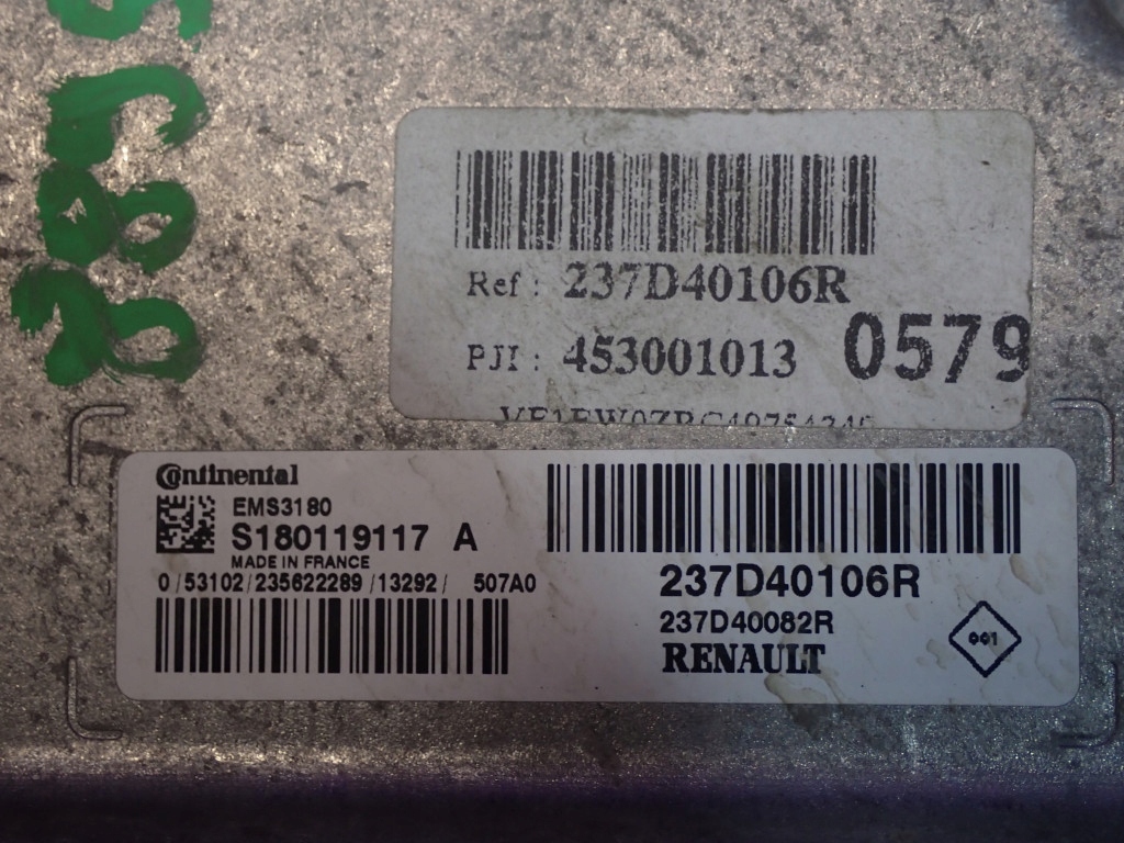 фото №7, Kangoo ii iii z.e. 13- бортовий комп'ютер блок керування двигуна 237d40106r s180119117a