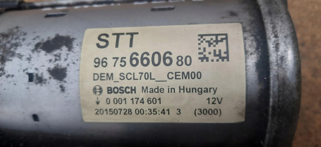 Стартер 1.6 blue hdi peugeot 308 t9 9675660680 Київ