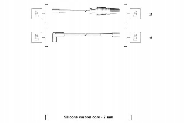 Magneti marelli провода зажигания b889 3398 Цена