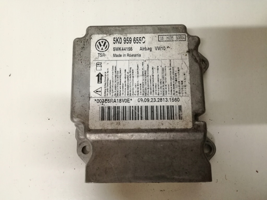 фото №1, Модуль блок управления подушек подушка безопасности vw golf v plus