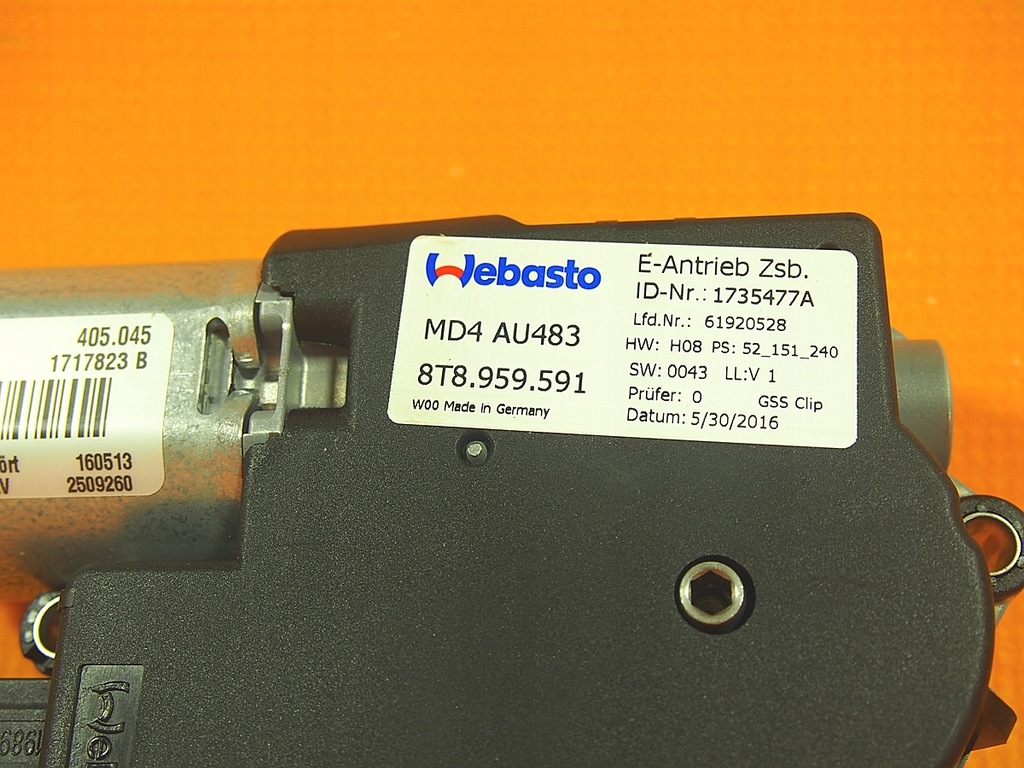 фото №8, Audi a5 8t lift моторчик люк 8t8959591 50km