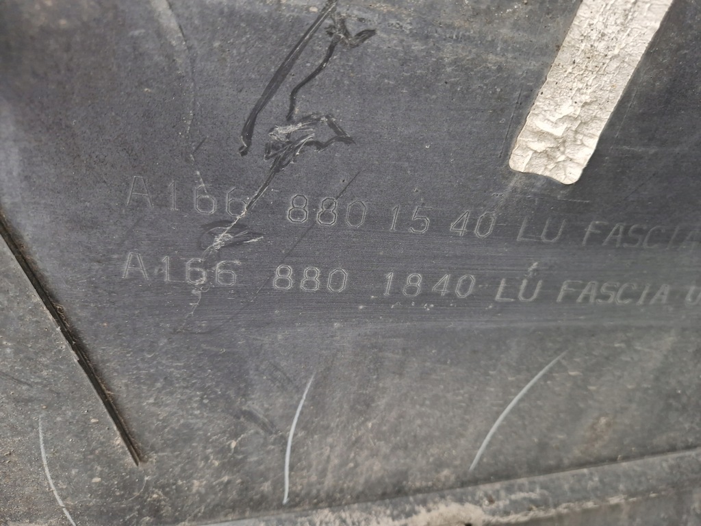 фото №13, Mercedes gl 166 w166 x166 бампер задняя задний a1668801540