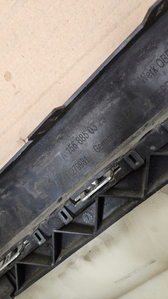 Спойлер накладка бампера задняя задняя mercedes gla a156 a1568850325 Оригинал