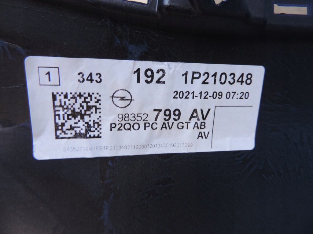 фото №13, Opel mokka 2021 2022 передний бампер