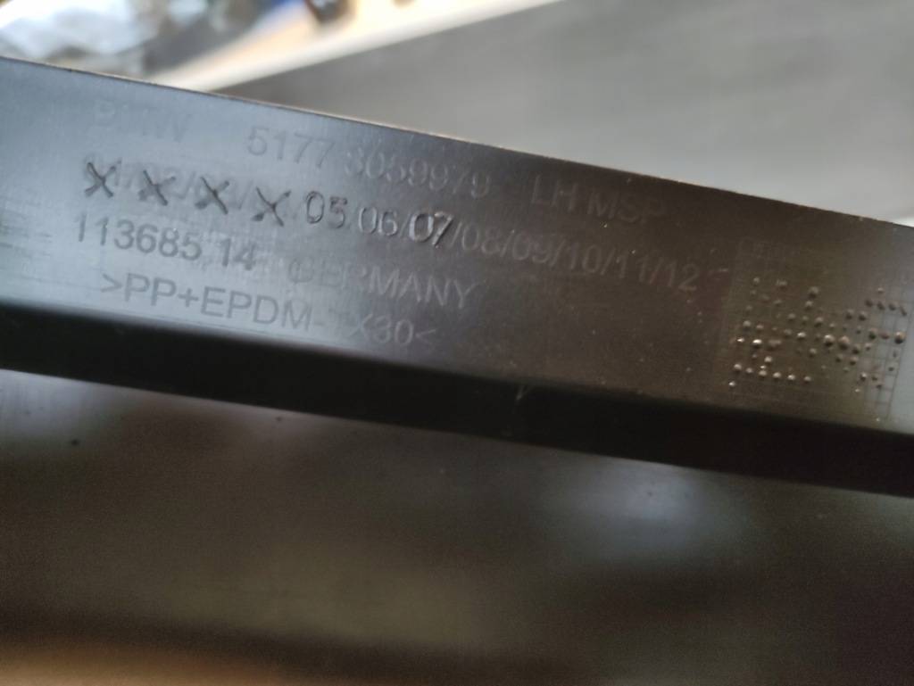 фото №6, Молдинг поріг ліва bmw 7 g11 m набір 8059979