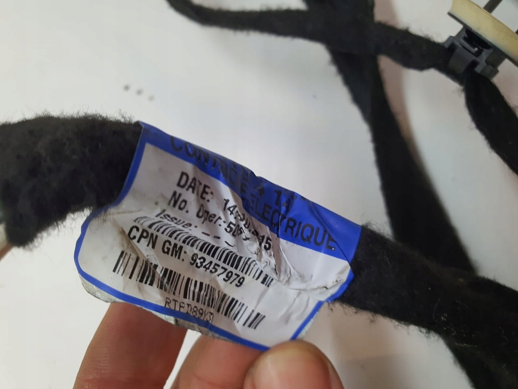 фото №5, Электропроводка дверь trafic iii vivaro b