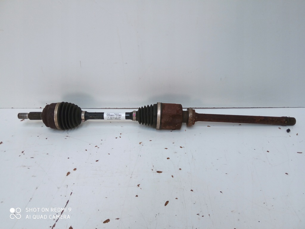фото №1, Opel grandland x привідний вал права автоматична коробка передач 9808076080